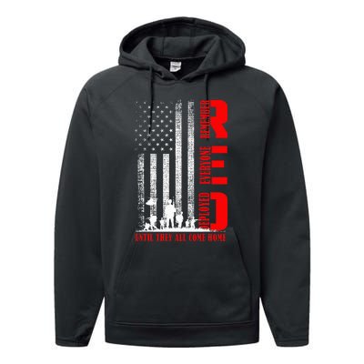 Red Friday Military U.S A.R.M.Y Remember Erveryone Deployed Performance Fleece Hoodie