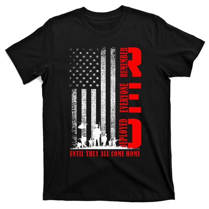 Red Friday Military U.S A.R.M.Y Remember Erveryone Deployed T-Shirt