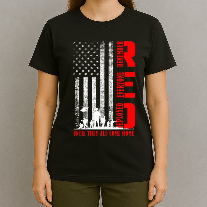 Red Friday Military U.S A.R.M.Y Remember Erveryone Deployed T-Shirt