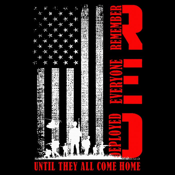 Red Friday Military U.S A.R.M.Y Remember Erveryone Deployed T-Shirt