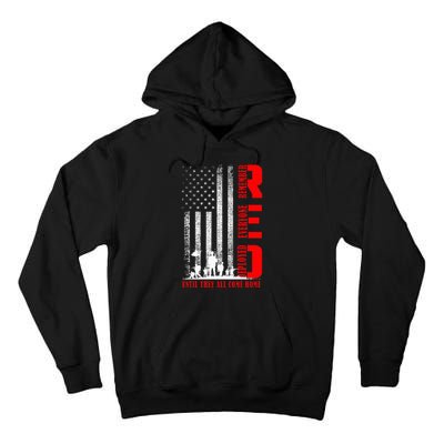 Red Friday Military U.S A.R.M.Y Remember Erveryone Deployed Tall Hoodie