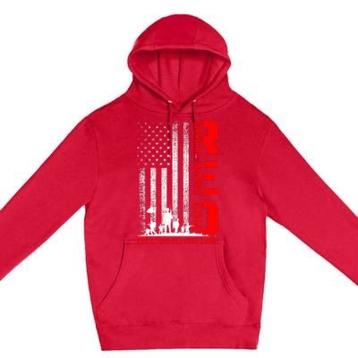 Red Friday Military U.S A.R.M.Y Remember Erveryone Deployed Premium Pullover Hoodie