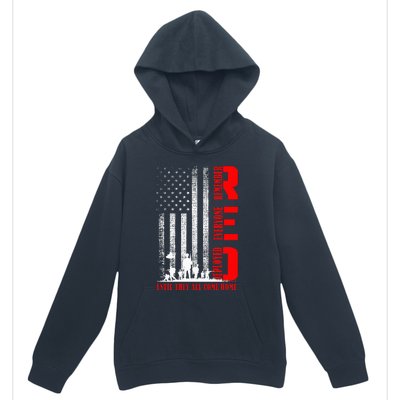 Red Friday Military U.S A.R.M.Y Remember Erveryone Deployed Urban Pullover Hoodie