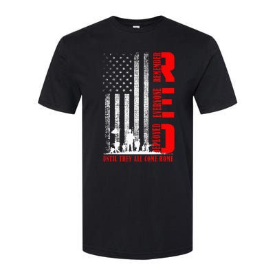 Red Friday Military U.S A.R.M.Y Remember Erveryone Deployed Softstyle CVC T-Shirt