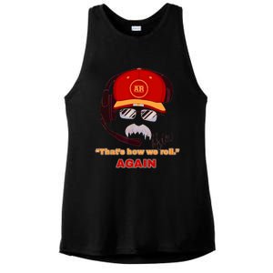 Reid Frozen Mustache ReidS Frozen Stache Ladies PosiCharge Tri-Blend Wicking Tank