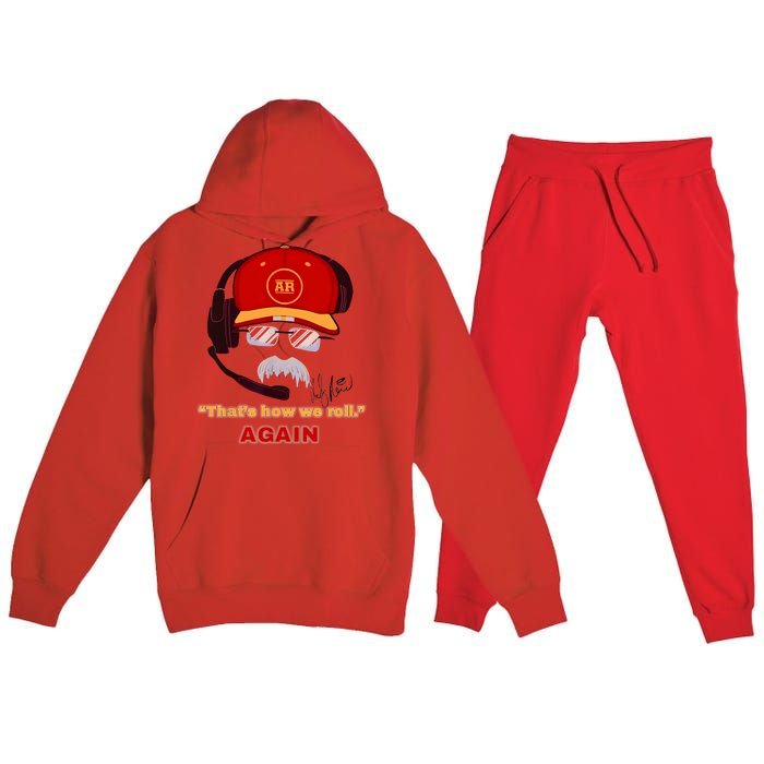 Reid Frozen Mustache ReidS Frozen Stache Premium Hooded Sweatsuit Set