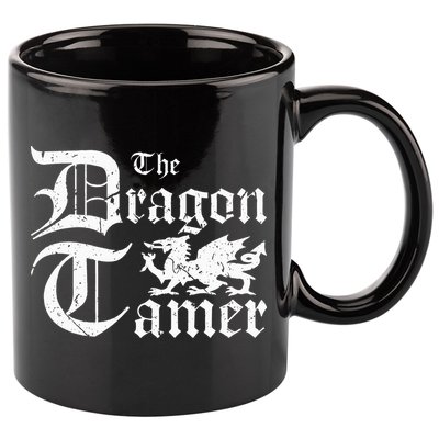 Renaissance Festival Medieval Dragon Tamer Ren Faire 11oz C Handle Ceramic Mug