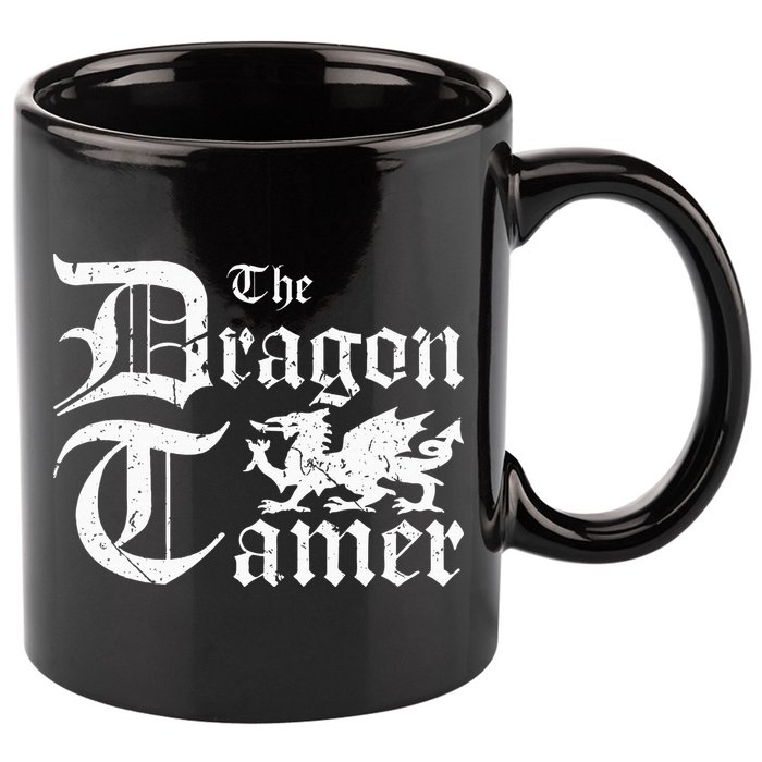 Renaissance Festival Medieval Dragon Tamer Ren Faire 11oz C Handle Ceramic Mug