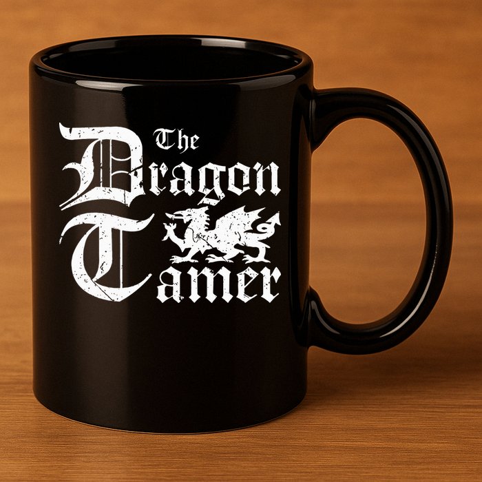 Renaissance Festival Medieval Dragon Tamer Ren Faire 11oz C Handle Ceramic Mug