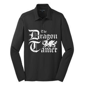 Renaissance Festival Medieval Dragon Tamer Ren Faire Silk Touch Performance Long Sleeve Polo