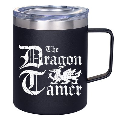 Renaissance Festival Medieval Dragon Tamer Ren Faire 12oz Stainless Steel Coffee Mug