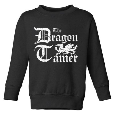 Renaissance Festival Medieval Dragon Tamer Ren Faire Toddler Sweatshirt