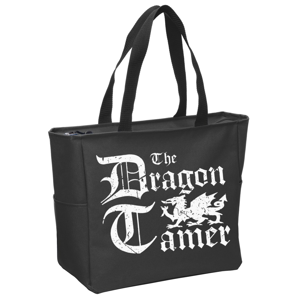 Renaissance Festival Medieval Dragon Tamer Ren Faire Zip Tote Bag