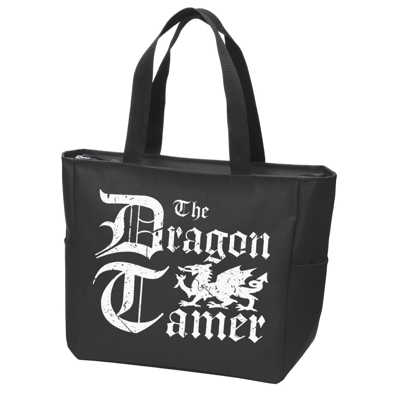 Renaissance Festival Medieval Dragon Tamer Ren Faire Zip Tote Bag