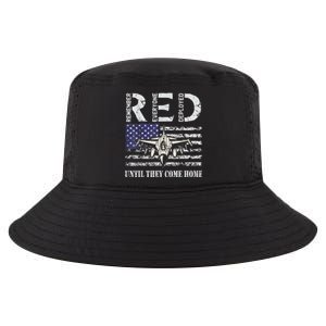 RED Friday Military S Air Force USAF US Flag Veteran Cool Comfort Performance Bucket Hat