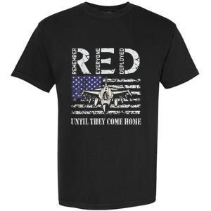 RED Friday Military S Air Force USAF US Flag Veteran Garment-Dyed Heavyweight T-Shirt