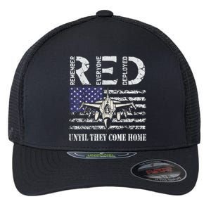 RED Friday Military S Air Force USAF US Flag Veteran Flexfit Unipanel Trucker Cap