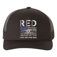 RED Friday Military S Air Force USAF US Flag Veteran Yupoong Adult 5-Panel Trucker Hat