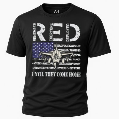 RED Friday Military S Air Force USAF US Flag Veteran Performance Shirt