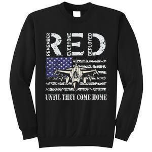 RED Friday Military S Air Force USAF US Flag Veteran Sweatshirt