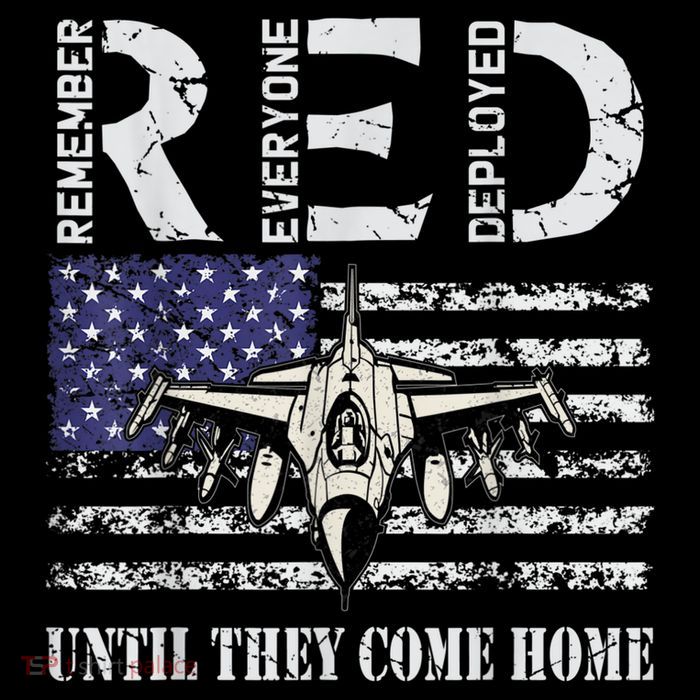 RED Friday Military S Air Force USAF US Flag Veteran T-Shirt