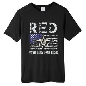 RED Friday Military S Air Force USAF US Flag Veteran Tall Fusion ChromaSoft Performance T-Shirt