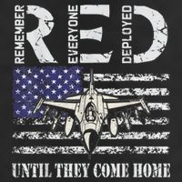 RED Friday Military S Air Force USAF US Flag Veteran 11oz C Handle Ceramic Mug