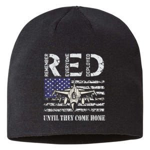 RED Friday Military S Air Force USAF US Flag Veteran Sustainable Beanie