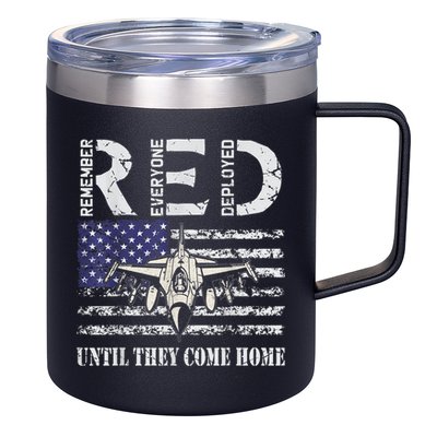 RED Friday Military S Air Force USAF US Flag Veteran 12oz Stainless Steel Coffee Mug