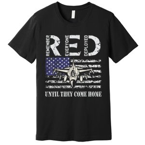 RED Friday Military S Air Force USAF US Flag Veteran Premium T-Shirt