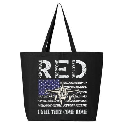 RED Friday Military S Air Force USAF US Flag Veteran 25L Jumbo Tote