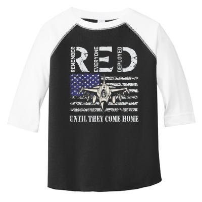 RED Friday Military S Air Force USAF US Flag Veteran Toddler Fine Jersey T-Shirt