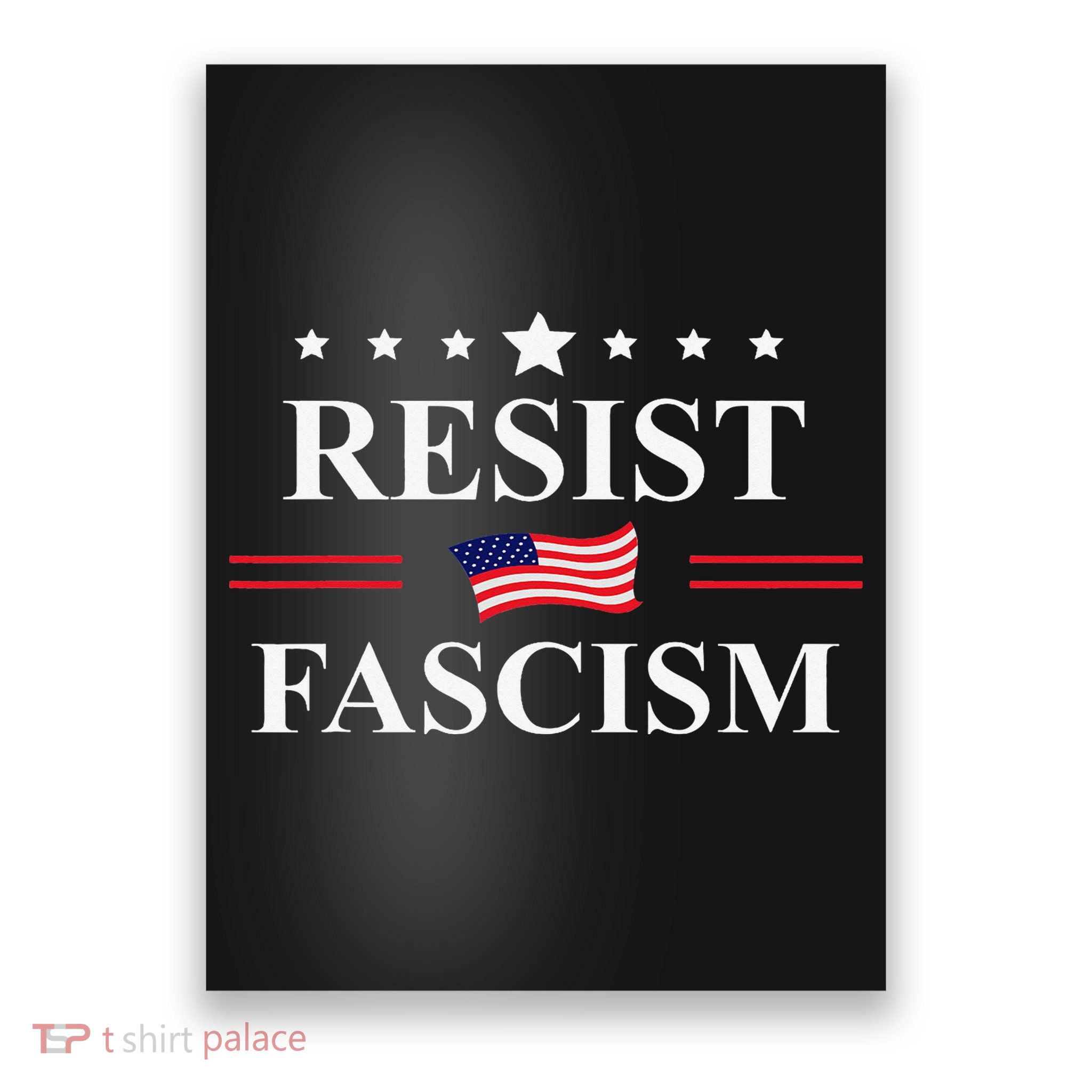 Resist Fascism No Kings Fight Fascism Protest Anti-Fascism Poster