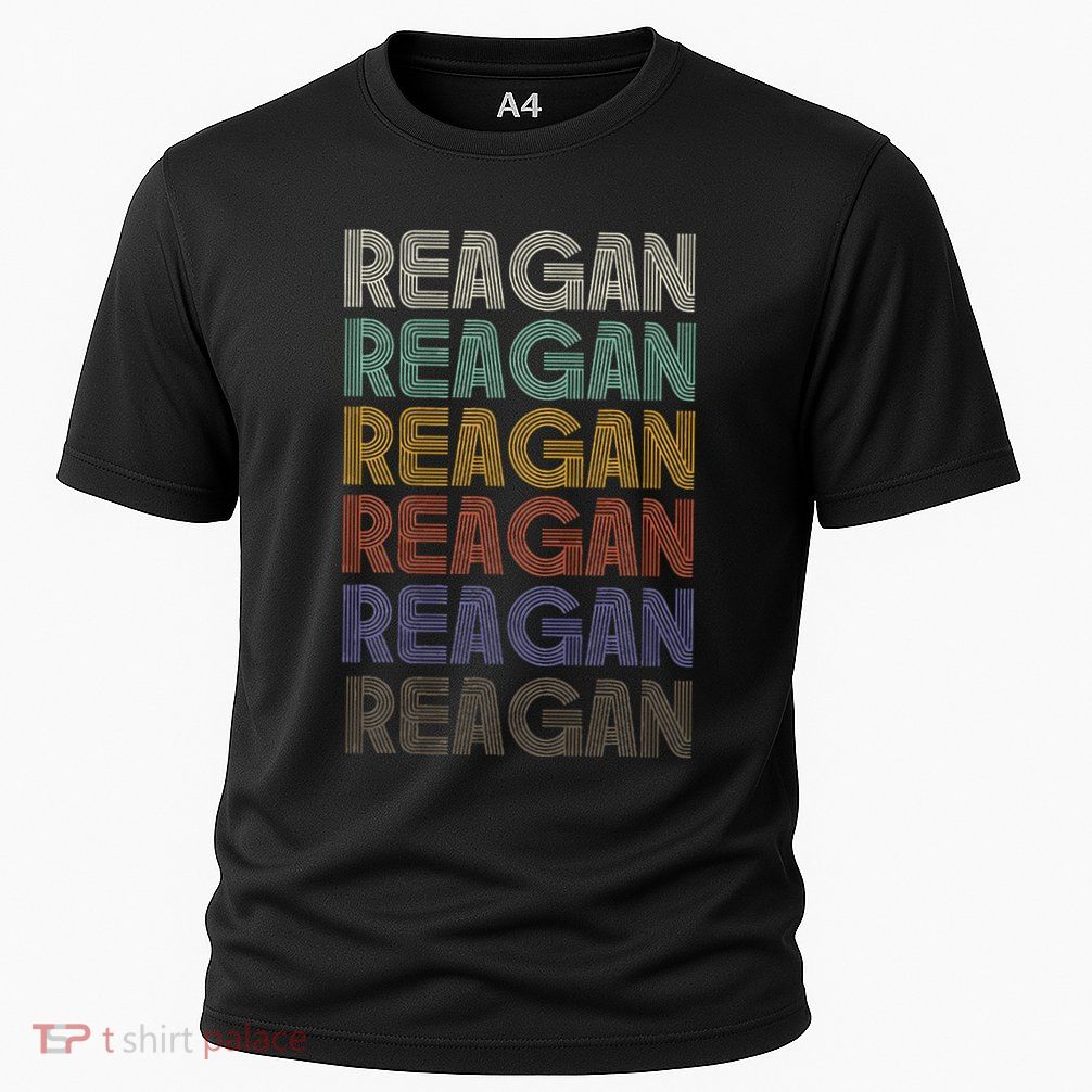 Reagan First Name Retro Vintage 90s Stylet Performance Shirt