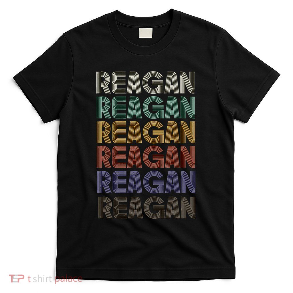 Reagan First Name Retro Vintage 90s Stylet T-Shirt