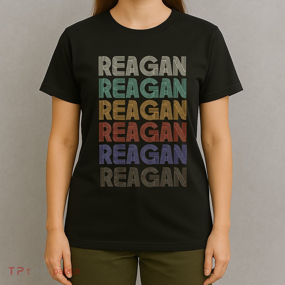Reagan First Name Retro Vintage 90s Stylet T-Shirt