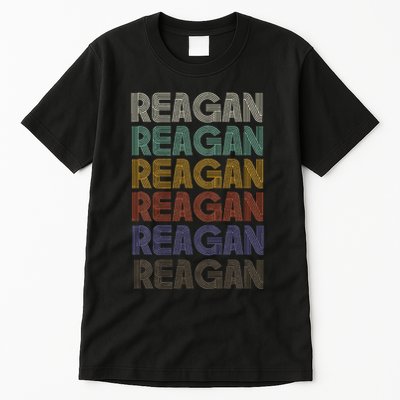 Reagan First Name Retro Vintage 90s Stylet Tall T-Shirt