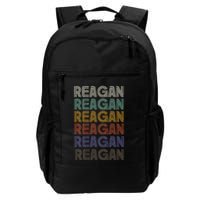 Reagan First Name Retro Vintage 90s Stylet Backpack