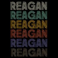 Reagan First Name Retro Vintage 90s Stylet Backpack