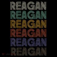 Reagan First Name Retro Vintage 90s Stylet Flatbill Hat