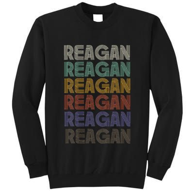 Reagan First Name Retro Vintage 90s Stylet Tall Sweatshirt