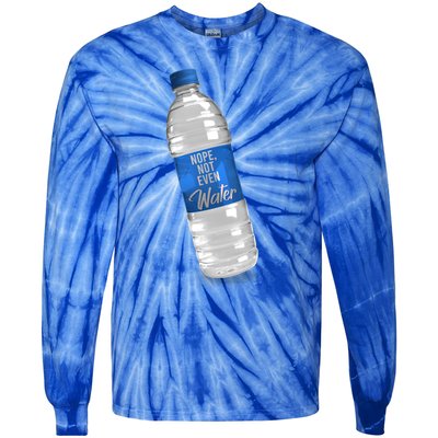 Ramadan Fasting Nope Not Even Water Gift Tie-Dye Long Sleeve Shirt