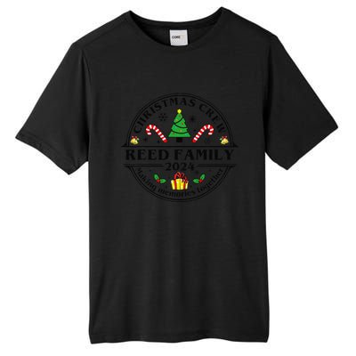 Reed Family Name Matching Christmas Crew Xmas 2024 Tall Fusion ChromaSoft Performance T-Shirt