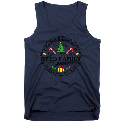 Reed Family Name Matching Christmas Crew Xmas 2024 Tank Top