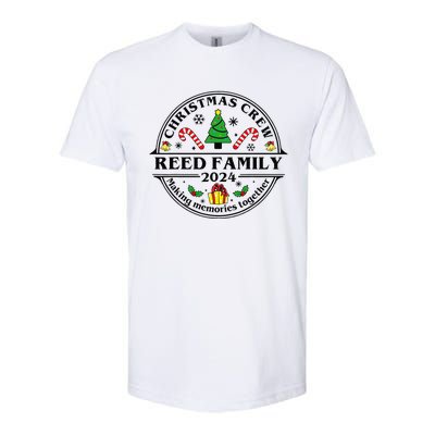 Reed Family Name Matching Christmas Crew Xmas 2024 Softstyle CVC T-Shirt