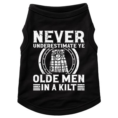 Ren Faire Never Underestimate Ye Olde In A Kilt Doggie Tank
