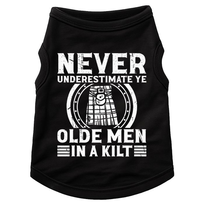 Ren Faire Never Underestimate Ye Olde In A Kilt Doggie Tank