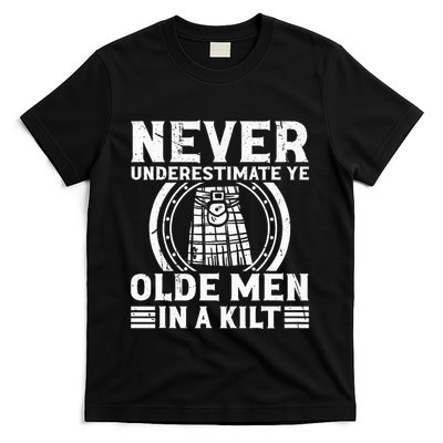 Ren Faire Never Underestimate Ye Olde In A Kilt T-Shirt