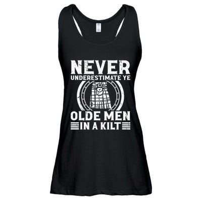 Ren Faire Never Underestimate Ye Olde In A Kilt Ladies Essential Flowy Tank