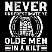 Ren Faire Never Underestimate Ye Olde In A Kilt Premium T-Shirt